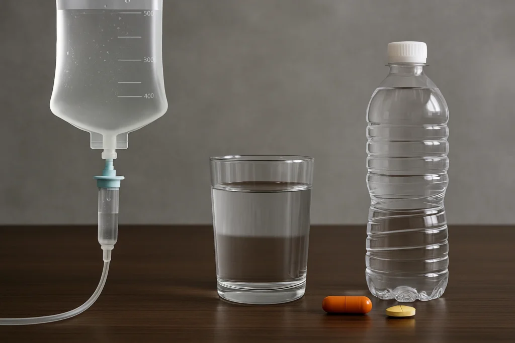 Hydration vs Oral Intake features image